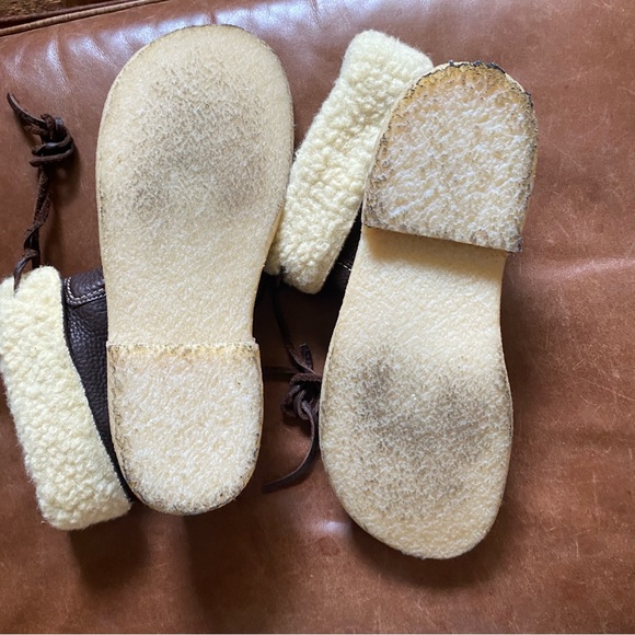 Duckfeet Arhus Brown Leather Boots lined with Shearling Men’s 13 (EU 46) - Picture 4 of 8